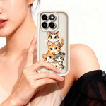 Силиконов гръб за Motorola Edge 70 Fusion 5G - с котки - 2 Силиконов гръб за Motorola Edge 70 Fusion 5G - с котки - 2