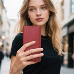 Калъф тип портмоне марка DIERFENG за Motorola Edge 70 Fusion 5G - червен - 1 Калъф тип портмоне марка DIERFENG за Motorola Edge 70 Fusion 5G - червен - 1