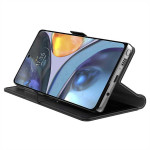 Калъф тип портмоне с магнитна закопчалка и огледалце за Motorola Edge 70 Fusion 5G - черен - 2 Калъф тип портмоне с магнитна закопчалка и огледалце за Motorola Edge 70 Fusion 5G - черен - 2