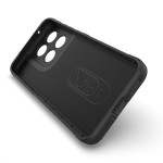 Подсилен силиконов гръб на ленти за Motorola Edge 70 Fusion 5G - черен - 0