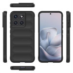 Подсилен силиконов гръб на ленти за Motorola Edge 70 Fusion 5G - черен - 1