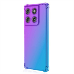 Силиконов гръб за Motorola Edge 70 Fusion 5G - лилаво - син 