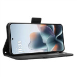 Кожен калъф тип портмоне с магнитна закопчалка за Edge 70 Max 5G - черен - 2 Кожен калъф тип портмоне с магнитна закопчалка за Edge 70 Max 5G - черен - 2