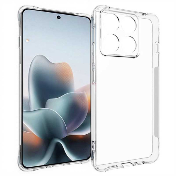 Силиконов гръб с подсилени ръбове за Edge 70 Max 5G - прозрачен