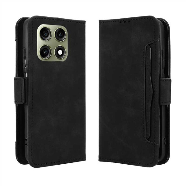 Кожен калъф тип портмоне с магнитна закопчалка за Motorola Edge 70 Pro 5G - черен Кожен калъф тип портмоне с магнитна закопчалка за Motorola Edge 70 Pro 5G - черен