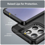 Силиконов гръб Rugged Armor за Motorola G57 Power 5G - черен - 0
