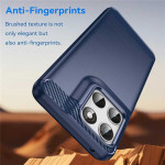 Силиконов гръб Rugged Armor за Motorola G57 Power 5G - тъмно син - 3