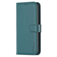 Кожен калъф тип портмоне марка BINFEN COLOR за Motorola G86 5G - тюркоазен