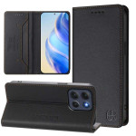 Кожен калъф тип портмоне марка RINACASIS за Motorola G86 5G - черен - 2 Кожен калъф тип портмоне марка RINACASIS за Motorola G86 5G - черен - 2