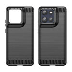 Силиконов гръб Rugged Armor за Motorola G86 5G - черен - 2