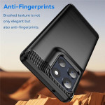 Силиконов гръб Rugged Armor за Motorola G86 5G - черен - 0