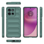 Подсилен силиконов гръб на ленти за Motorola G86 5G - зелен - 2