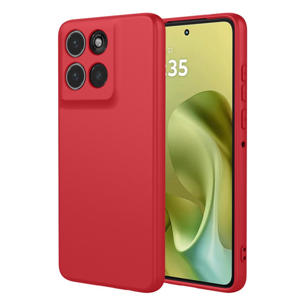 Силиконов гръб за Motorola G86 5G  - червен