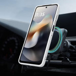 Хибриден гръб със стойка за Motorola G86 5G  - бял - 3