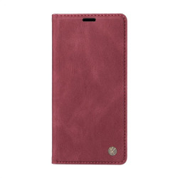 Калъф страничен flip марка BETOPNICE за Motorola Moto G05 – винено червен