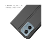 Тънък калъф страничен flip за Motorola Moto G06 – черен - 1 Тънък калъф страничен flip за Motorola Moto G06 – черен - 1