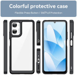 Силиконов гръб Rugged Armor за Motorola Moto G06 - черна рамка - 3
