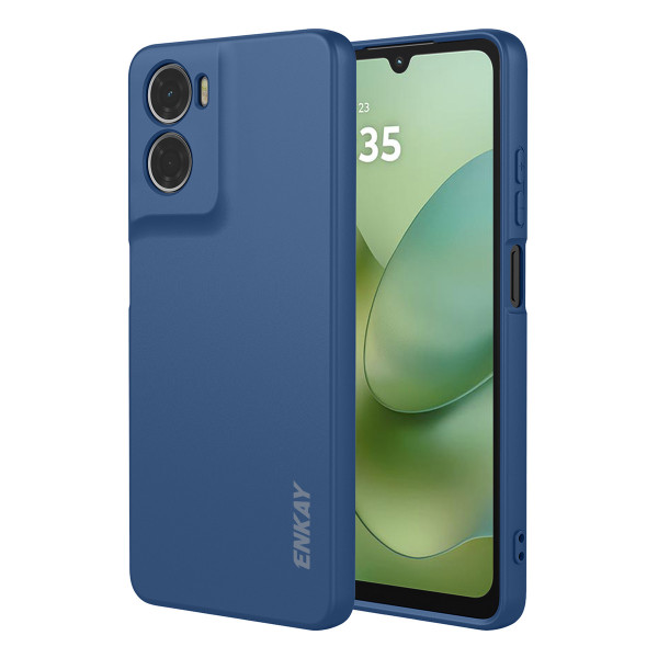 Силиконов гръб марка ENKAY за Motorola Moto G06 - син