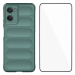 Подсилен силиконов гръб на ленти за Motorola Moto G06 - зелен