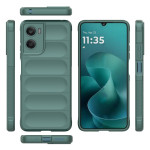 Подсилен силиконов гръб на ленти за Motorola Moto G06 - зелен - 1