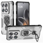 Хибриден гръб със стойка за Motorola Signature 5G - сив - 0