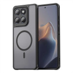 Силиконов гръб с MAGSAFE магнит за Motorola Signature 5G - черна рамка