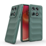 Подсилен силиконов гръб на ленти за Motorola Signature 5G - зелен - 1