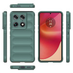 Подсилен силиконов гръб на ленти за Motorola Signature 5G - зелен - 3