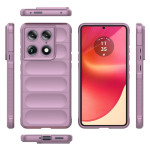 Подсилен силиконов гръб на ленти за Motorola Signature 5G - лилав - 1