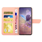 Калъф тип портмоне с пеперуда за Motorola Edge 40 5G - розов - 1 Калъф тип портмоне с пеперуда за Motorola Edge 40 5G - розов - 1