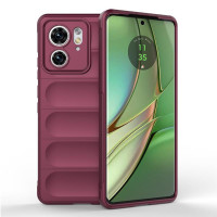 Силиконов гръб за Motorola Edge 40 5G - винено червен