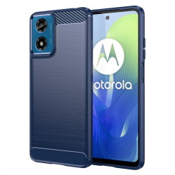 Силиконов гръб Rugged Armor за Motorola Moto G04 - тъмно син