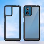 Силиконов гръб Rugged Armor за Motorola Moto G04 - черна рамка - 1