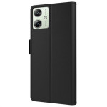 Калъф тип портмоне с магнитна закопчалка и огледалце за Motorola G54 5G - черен - 2 Калъф тип портмоне с магнитна закопчалка и огледалце за Motorola G54 5G - черен - 2