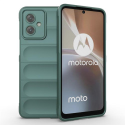 Силиконов гръб за Motorola G54 5G - тъмно зелен
