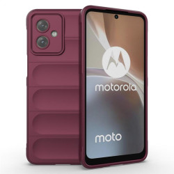 Силиконов гръб за Motorola G54 5G - винено червен