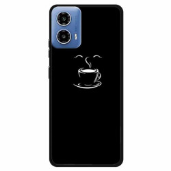 Силиконов гръб за Motorola Moto G34 5G - кафе