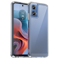 Хибриден гръб за Motorola Moto G34 5G - прозрачен