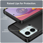Силиконов гръб Rugged Armor за Motorola Moto G84 5G - черен - 0