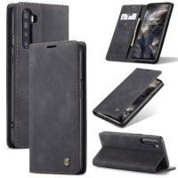 Калъф страничен flip марка CASEME за OnePlus Nord – черен