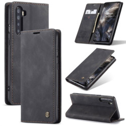 Калъф страничен flip марка CASEME за OnePlus Nord – черен