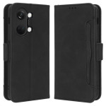 Кожен калъф тип портмоне с магнитна закопчалка за OnePlus Nord 3 5G - черен Кожен калъф тип портмоне с магнитна закопчалка за OnePlus Nord 3 5G - черен