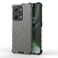 Хибриден гръб с ромбоидна шарка за OnePlus Nord 3 5G - черен