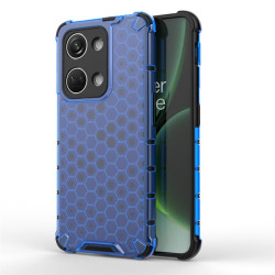 Хибриден гръб с ромбоидна шарка за OnePlus Nord 3 5G - син
