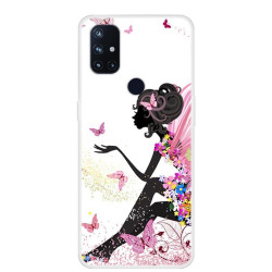 Силиконов гръб за OnePlus Nord N10 - с жена