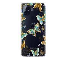 Силиконов гръб за OnePlus Nord N10 - шарени пеперуди