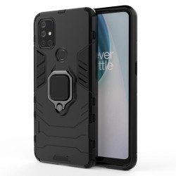 Хибриден гръб със стойка за OnePlus Nord N10 - черен