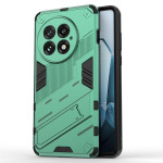 Хибриден гръб със стойка марка BIBERCAS за OnePlus 13 - зелен металик