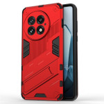Хибриден гръб със стойка марка BIBERCAS за OnePlus 13 - червен