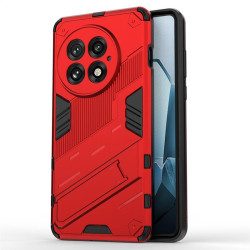 Хибриден гръб със стойка марка BIBERCAS за OnePlus 13 - червен